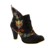 Irregular Choice Miaow - Black Satin Womens Boots thumbnail-1