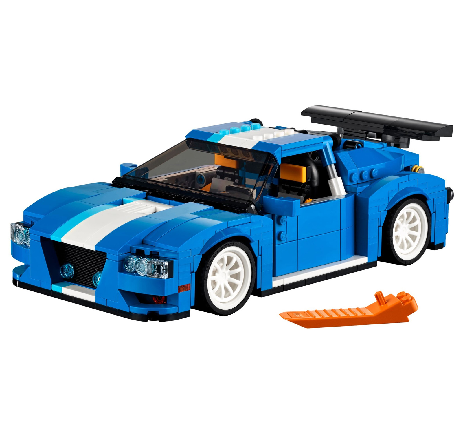 lego blue racer