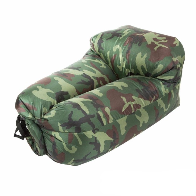 Lazy & Chill Self Inflating Chair Pod: Camo