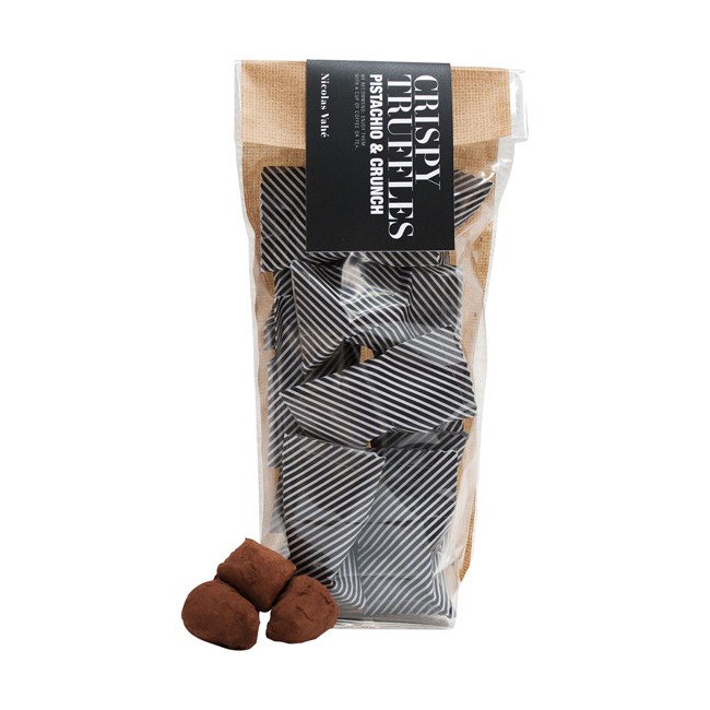 Nicolas Vahé - Chokoladetrøffel Med Pistacie & Knas 110 g