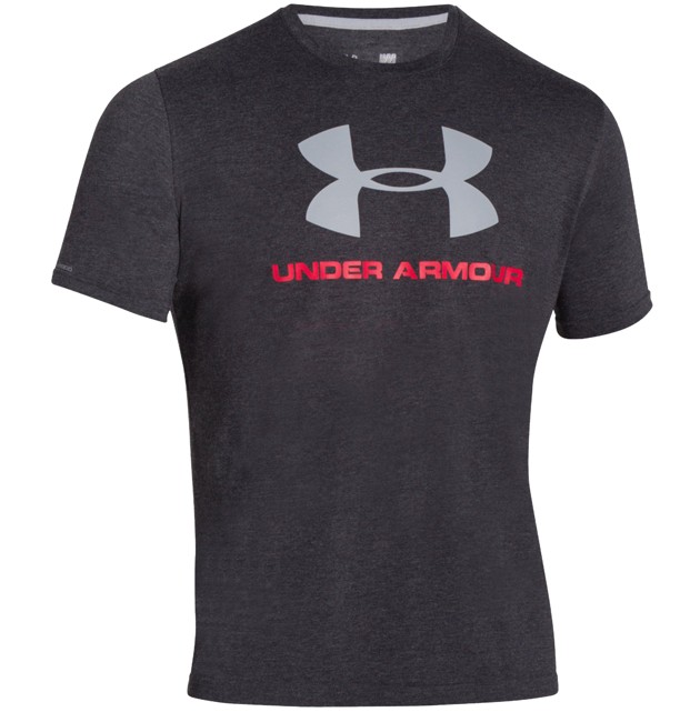 Under Armour Sportstyle Logo T-shirt Black Red