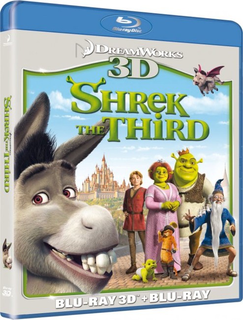 Shrek 3 - Den Tredje (3D Blu-Ray)