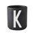 ​Design Letters - Personal Porcelain Cup K - Black (10204000K) thumbnail-1