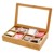 Woodquail Tea Box, Tea Caddy (8 compartments), Made of Bamboo thumbnail-1