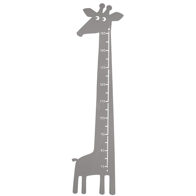 Roommate - Giraf Højdemåler 115 x 28 cm - Grå