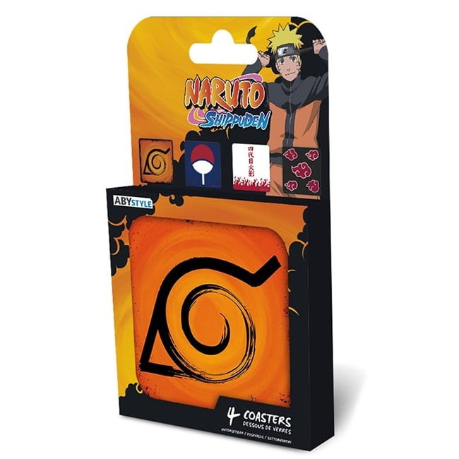 Naruto Shippuden - Crests Set 4 Coasters