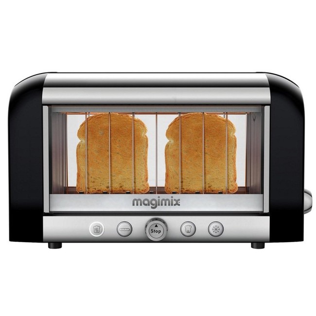 Magimix - Vision Toaster 2 Skiver - Sort/Stål