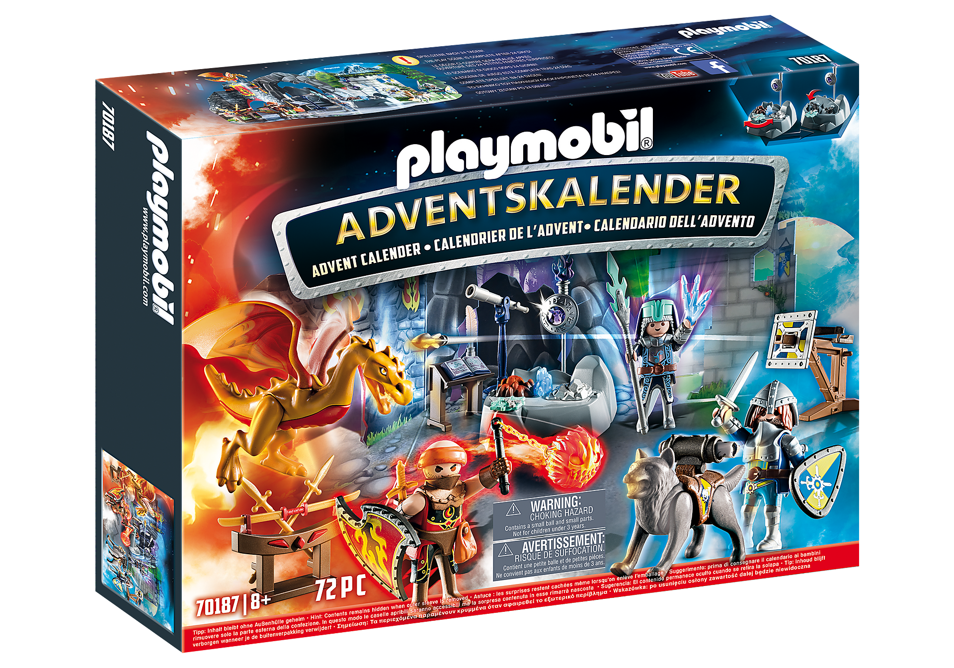Playmobil - Advent Calendar - Fight for the magic Stone (70187)