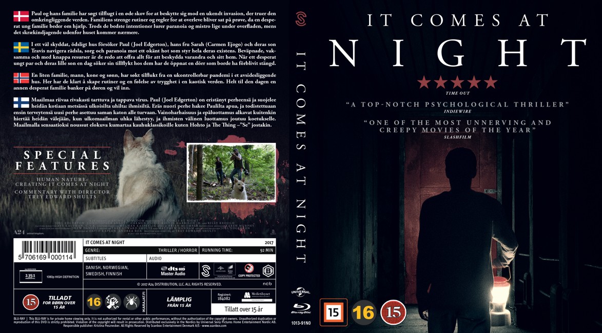 It Comes at Night (Blu-Ray)