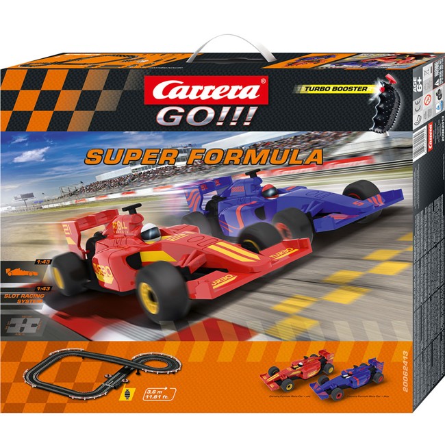 Carrera Go!- Super Formular Slot Car Set, 1:43 (62413)