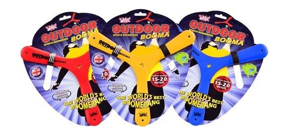 Buy Red - Wicked Outdoor Booma polymer sports boomerang frisbee flight ...