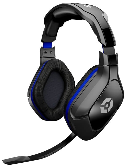 Gioteck HC2 Over-Ear Wired Stereo Headset - Black/Blue (Demo)