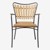 Cinas - Hard & Ellen Garden Chair - Aluminium/Teak - Antracit (3515136) thumbnail-5