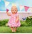 Baby Born - dukke kjole med bøjle - Pink Blomsterprint thumbnail-2