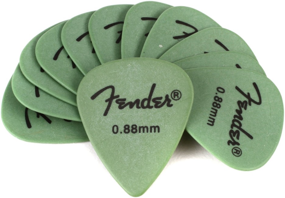 Fender - Rock-On Touring - Guitar Plekter - 12 Stk. (0.88 mm)
