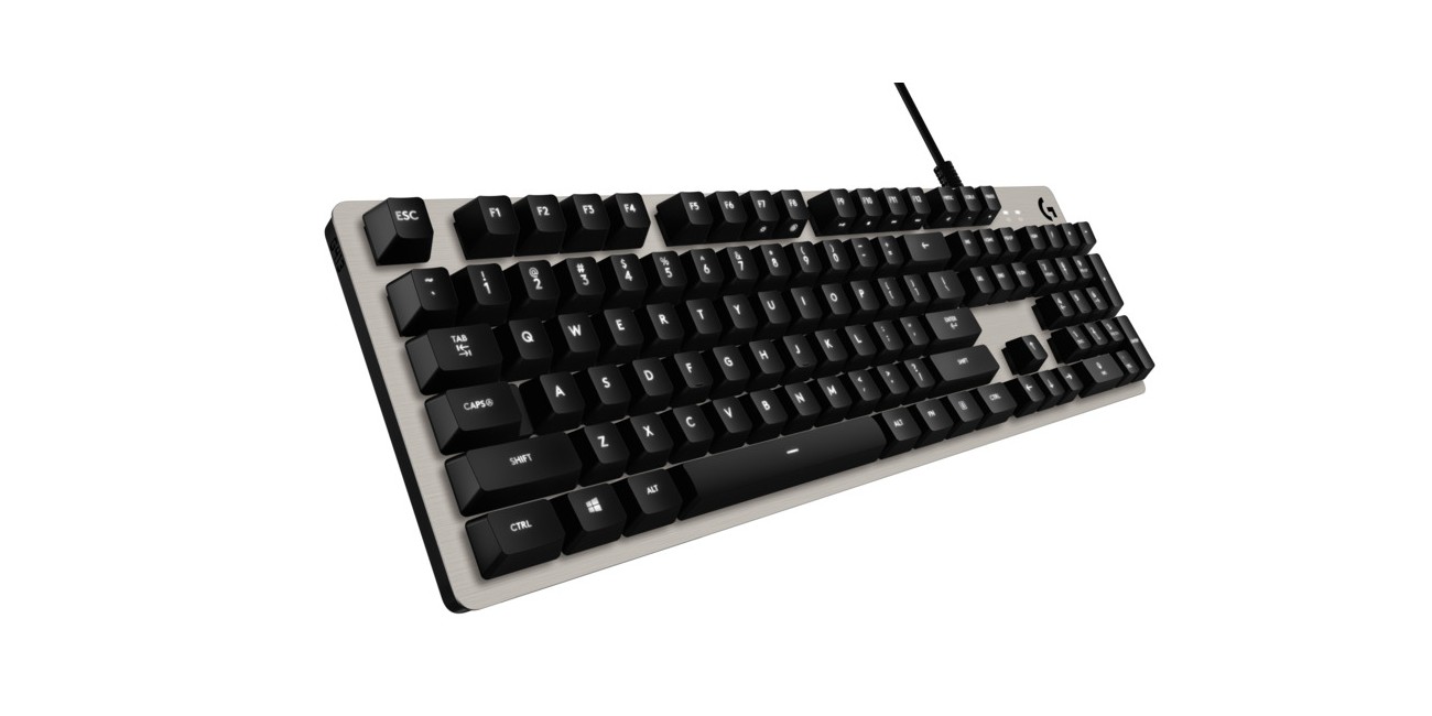 Logitech - G413 Mechanical Gaming Keyboard Silver Nordic Layout