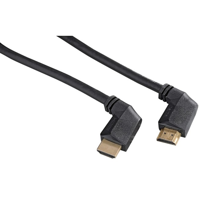 Hama - High Speed 90 Grader Vinklet HDMI Kabel, 1,5meter