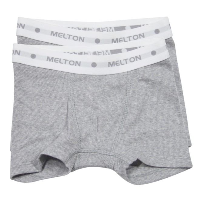 Melton - Numbers Rib Drenge Boxershorts 2 pk