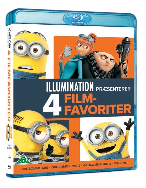 Grusomme Mig 1-3 + Minions Collection (Blu-Ray)