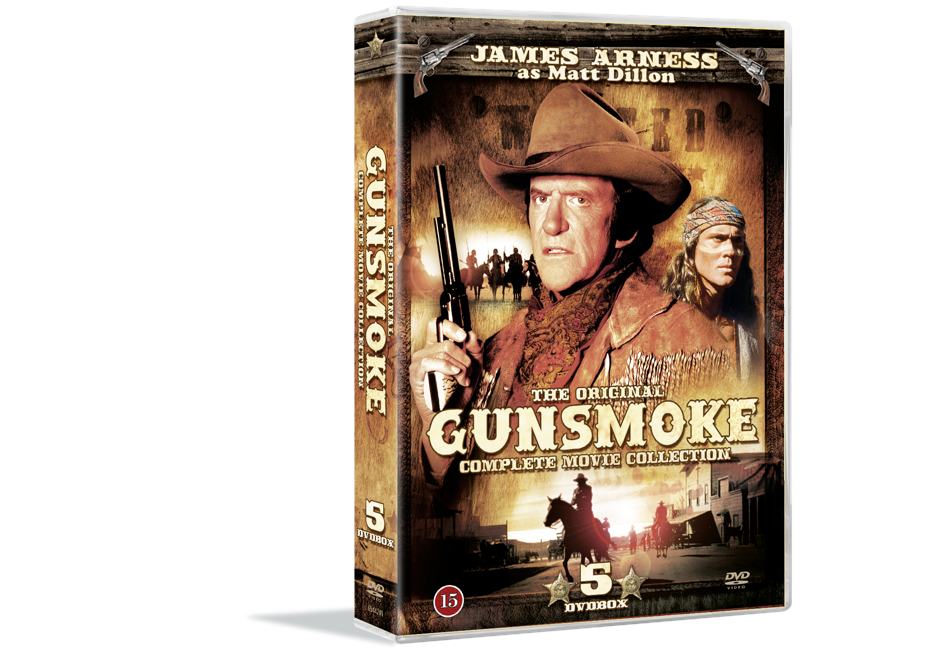 Gunsmoke - Film boks (5-disc) - DVD