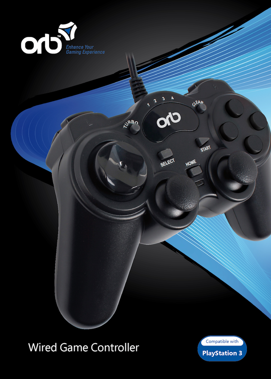 Köp Wired Playstation 3 Controller (ORB) - Inkl. frakt