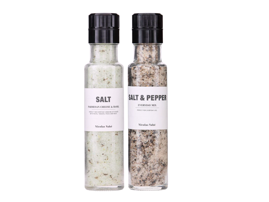 Nicolas Vahé - Salt med Parmesan, Ost & Basilikum + Salt/Peber, Everyday Mix 