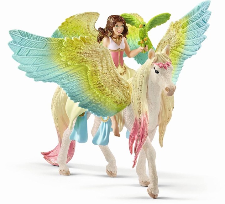 Schleich - Surah med glitterpegasus (70566)