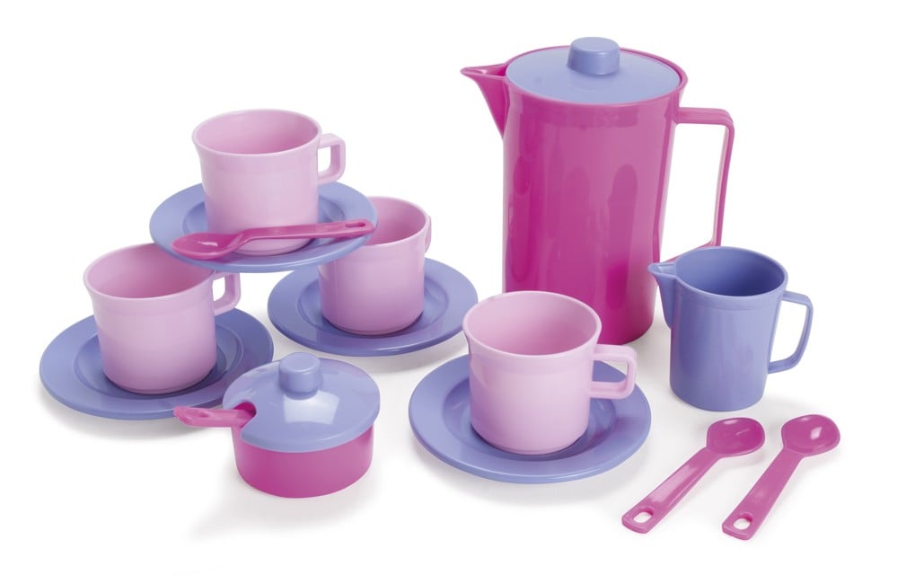 Dantoy - Kaffesæt i pink og lilla (4396)