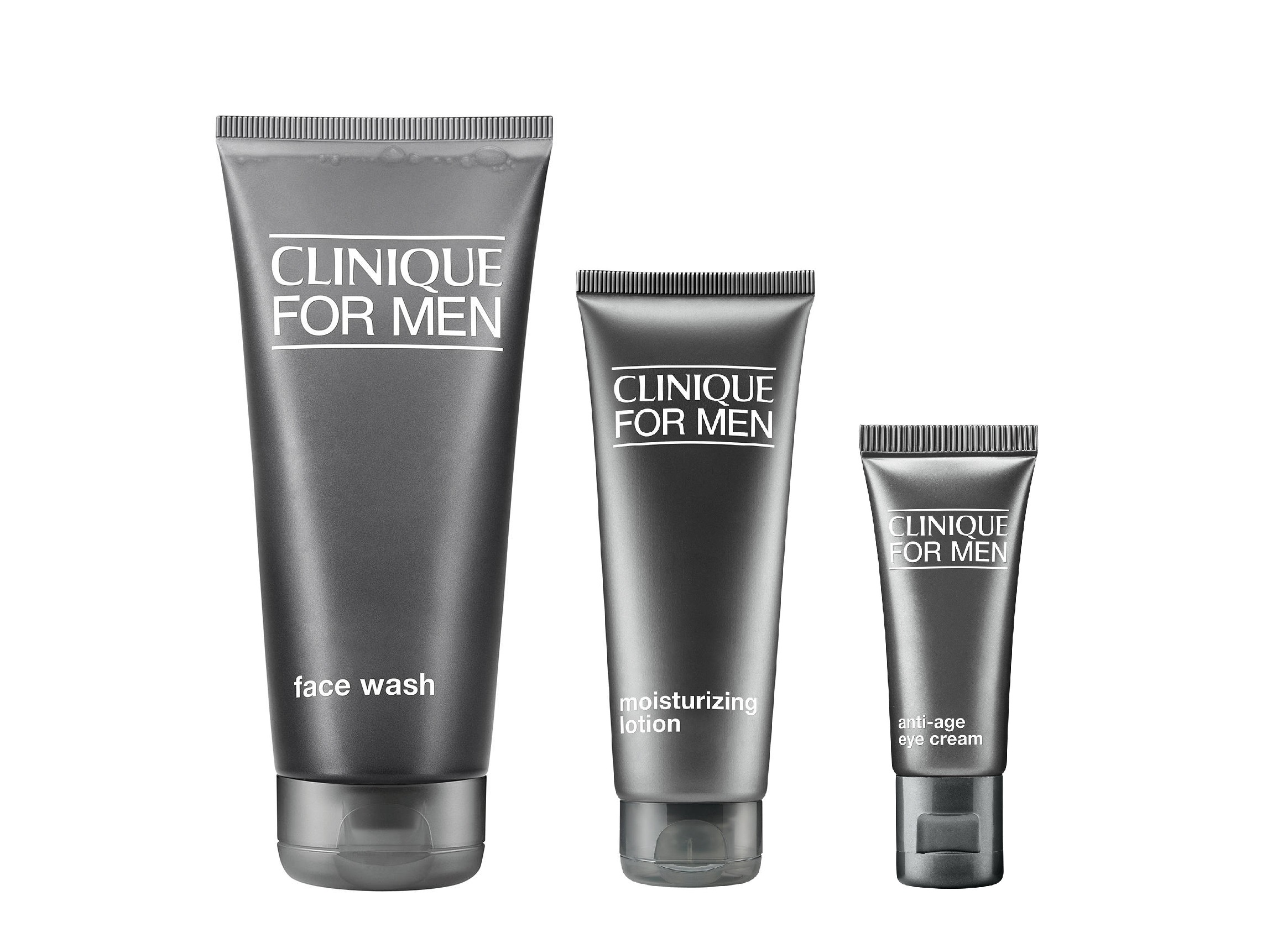 Buy Clinique - MEN Moisturizing Lotion 100 ml + MEN Face Wash 200 ml + Defense Eyes 15ml - Giftset