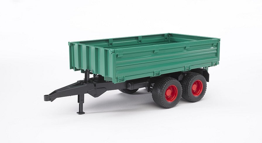 Bruder - Tandemaxle Tipping Trailer with Removeable Top (02010) - Leker