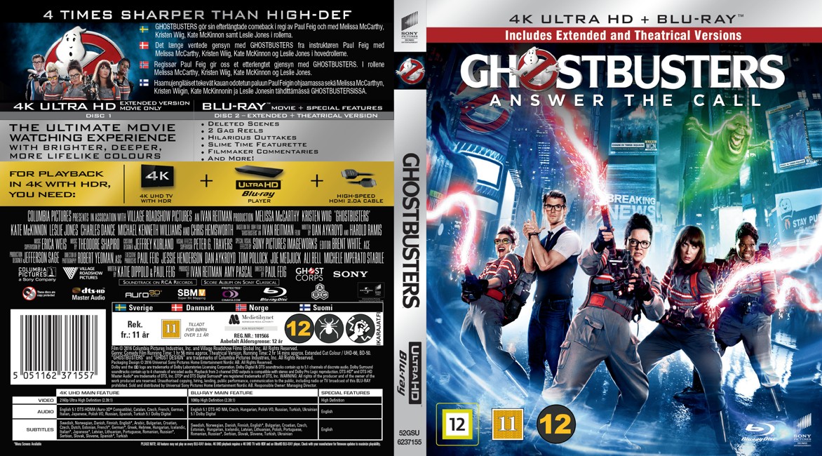 Ghostbusters - Answer The Call (4K Blu-Ray)