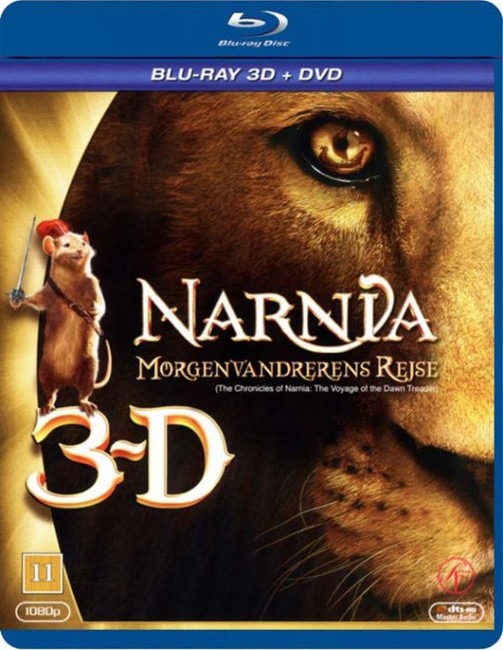 Narnia: Morgenvandrerens rejse (3D Blu-Ray)