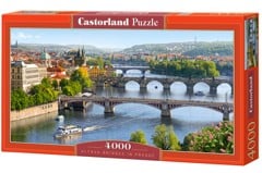 Castorland - Puzzle 4000 Pieces - Vltava Bridges in Prague