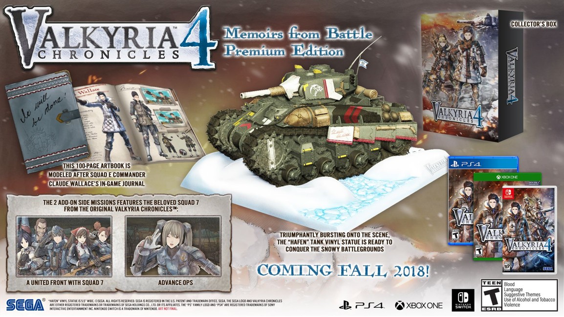 Valkyria Chronicles 4: Memoirs From Battle - Premium Edition