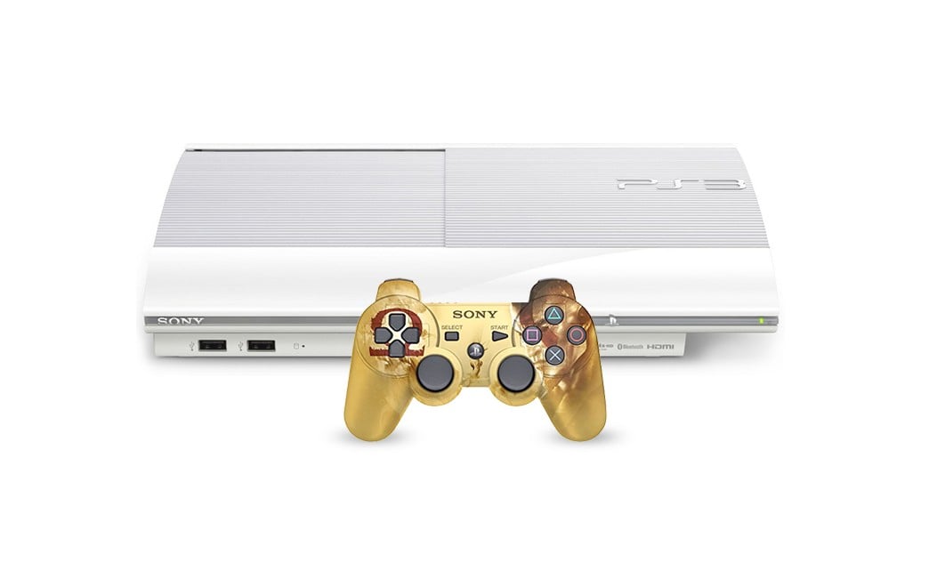 Højde Bedst blive forkølet Køb Playstation 3 Super Slim 500GB Console White – Incl. Limited Edition  God of War Controller - (White box)
