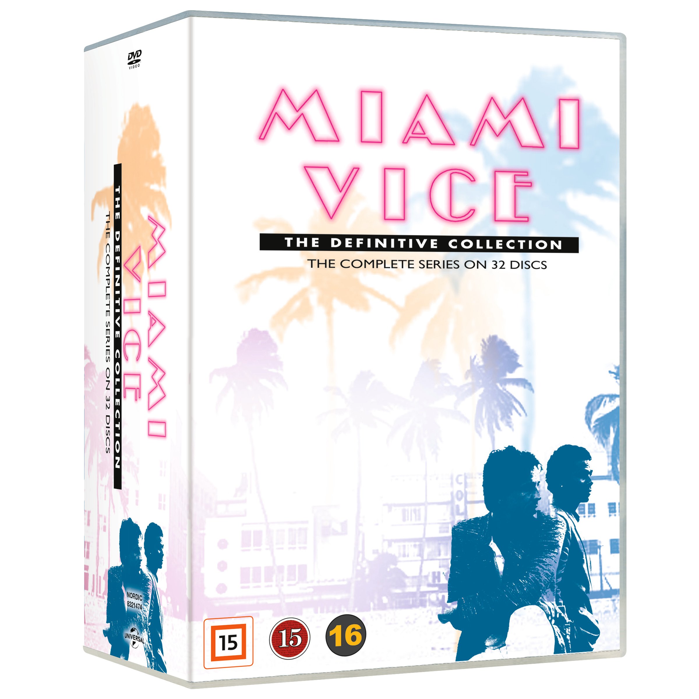Miami Vice - The Complete Series (32 disc) - DVD - Filmer og TV-serier