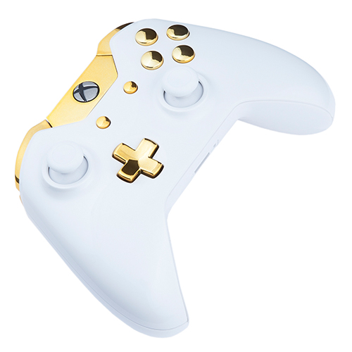 white gold xbox one controller