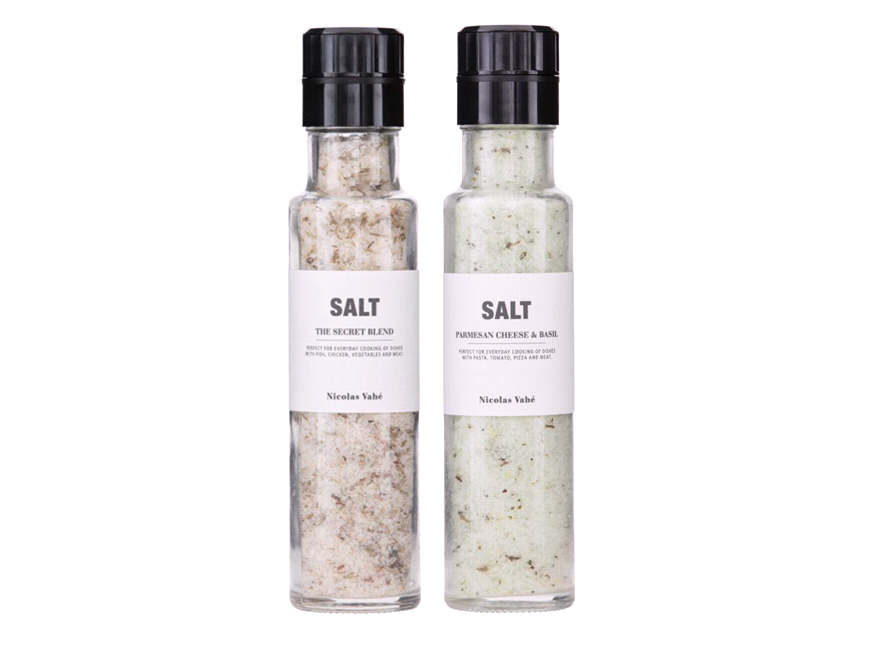 Nicolas Vahé - Salt med Parmesan, Ost & Basilikum + Salt Den hemmelige blanding 