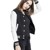Urban Classics Ladies - College Sweat Jacket black / white - XS thumbnail-3
