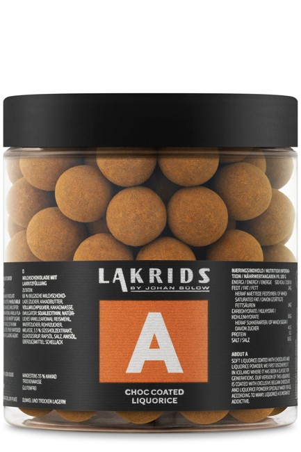 Lakrids By Bülow - VERY BIG A - Chokolade Overtrukket Lakrids 530 g
