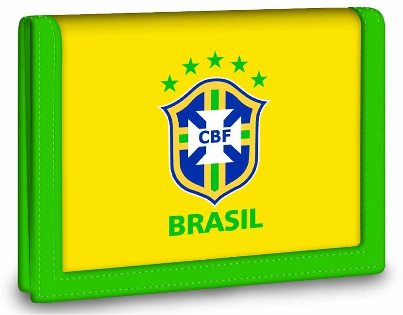 Wallet with official logo of the Brazilian Football