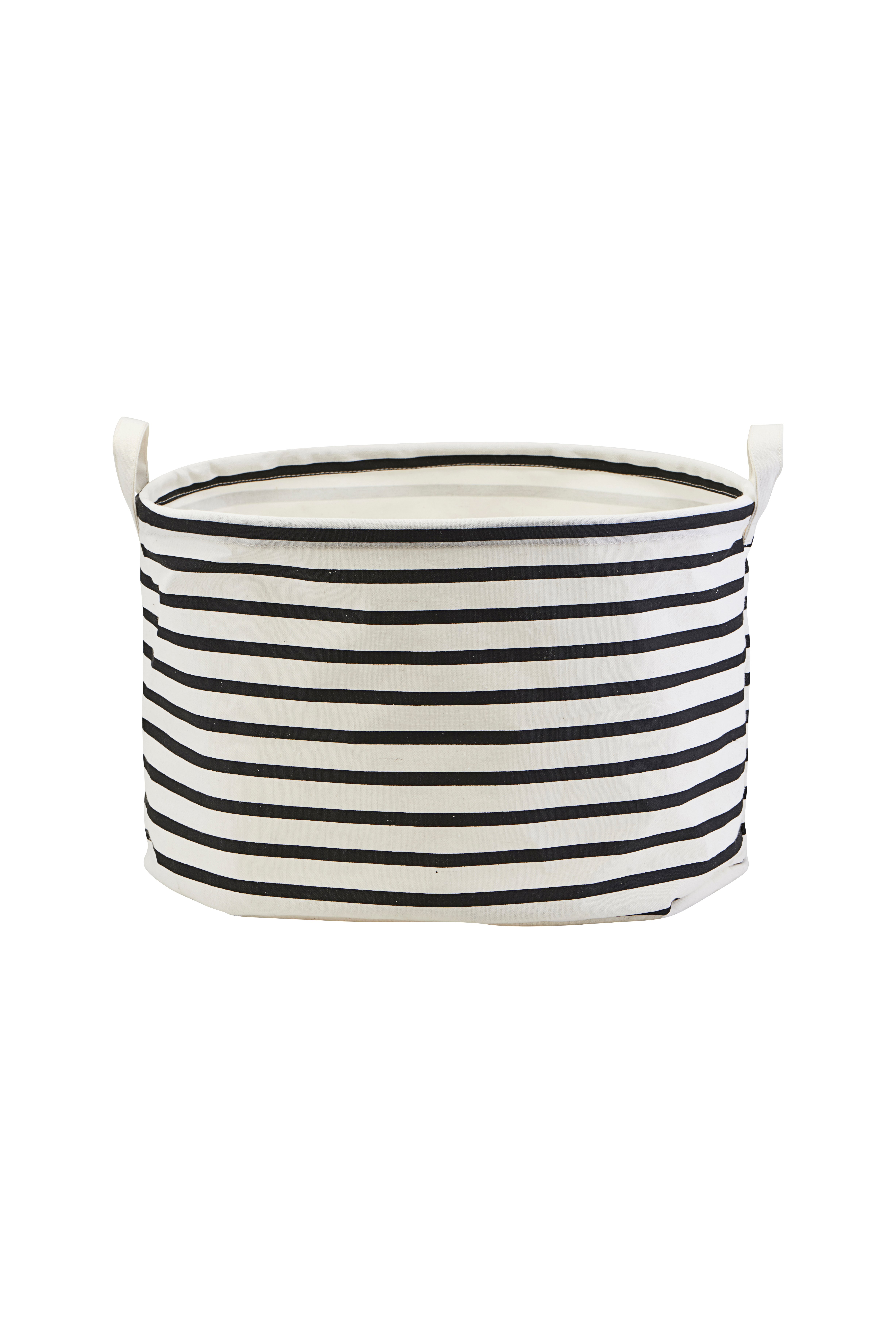 House Doctor - Storage Bag Stripes Small - Black/White (LS0441)