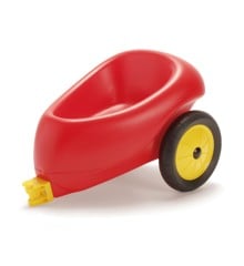 Dantoy - Trailer with rubberwheels - Red (3336)