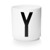 ​Design Letters - Personlig Porcelænskop Y - Hvid thumbnail-1