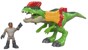 Imaginext Jurassic World Dilophosaurus & Agent Toy Figure thumbnail-3