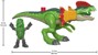 Imaginext Jurassic World Dilophosaurus & Agent Toy Figure thumbnail-4