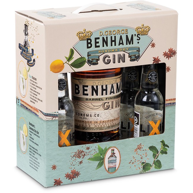Benham's Barrel Finished Gin - Gaveæske