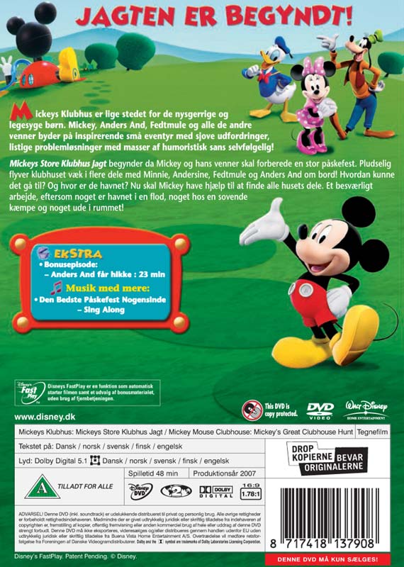 Buy Disneys Mickey Mouse Clubhouse/Mickeys klubhus DVD