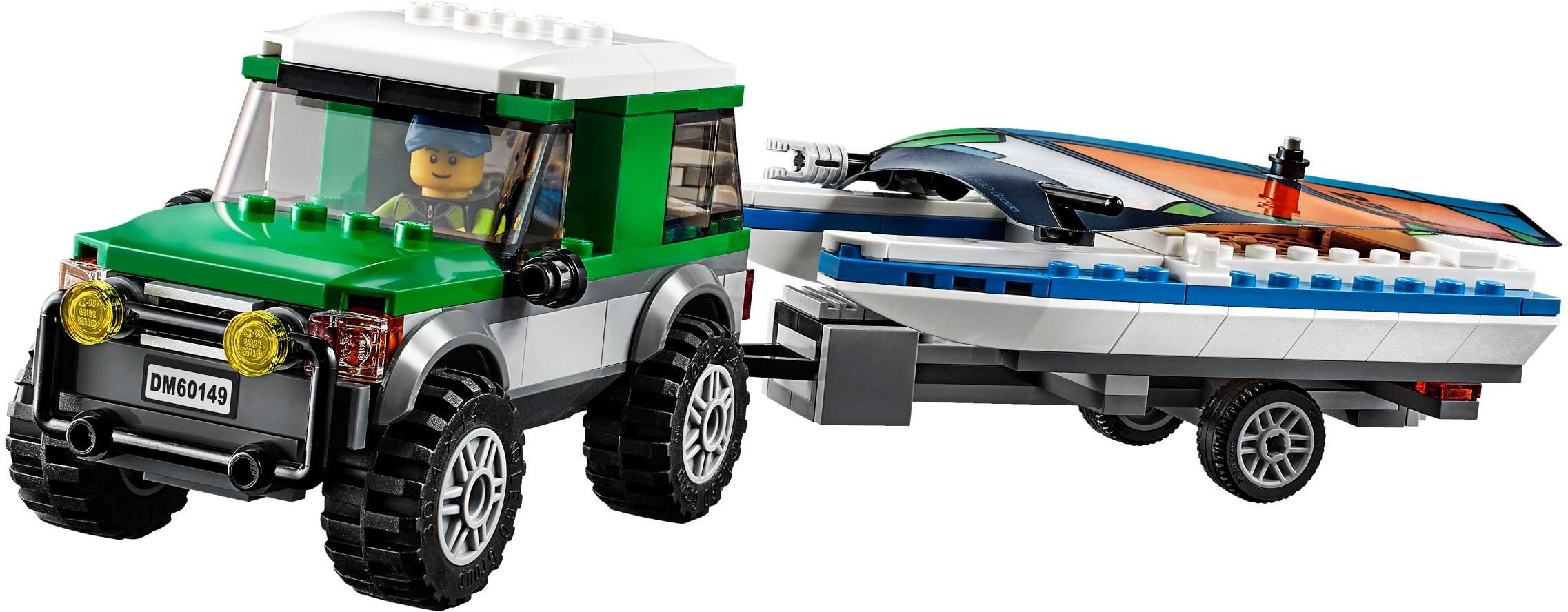 lego city 4x4 with catamaran 60149