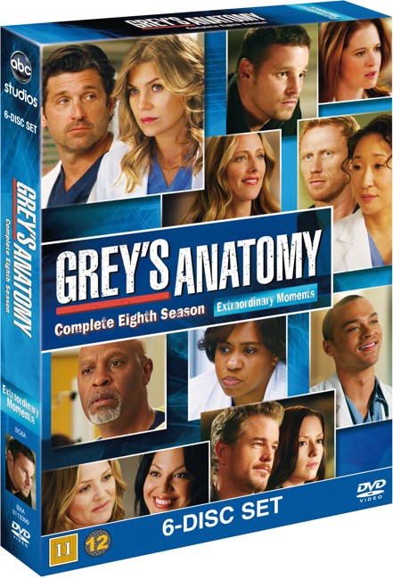 Greys Hvide Verden/Greys Anatomy - sæson 8 - DVD